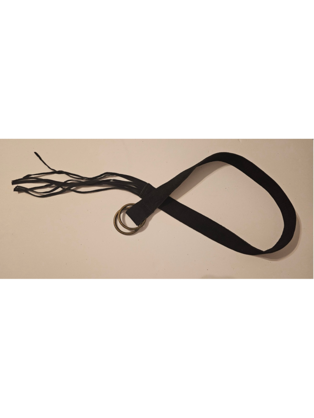 Girl's Joyfolie Sarah Black Leather Belt One Size